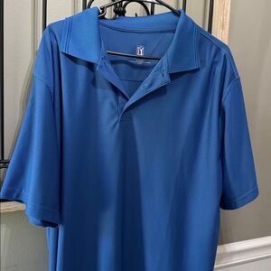 PGA Tour Vibrant Blue Polo